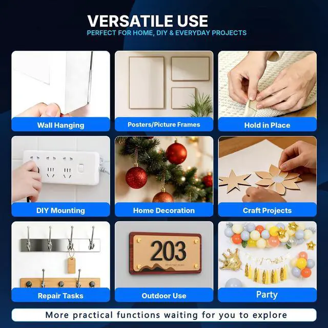 Alt view image 7 of 7 - Nano Double Sided Tape, Removable Reusable Mounting Tape
