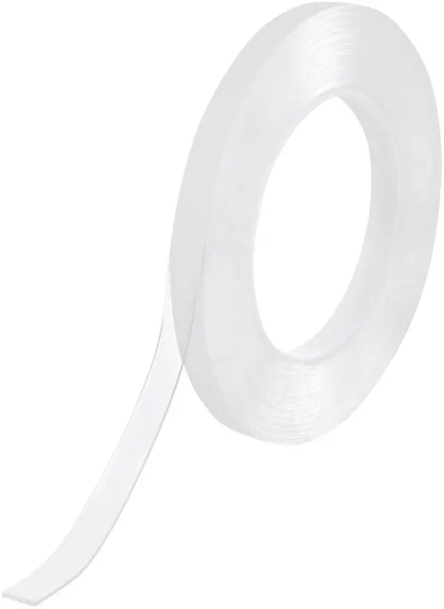 Main image of Strong Double Sided Mounting Tape, Heavy Duty Adhesive Tape, Clear Removable Tape for Home, Office, DIY - Multipurpose, Strong Hold, Damage-Free Wall Hanging Strips(0.4in, 10ft)