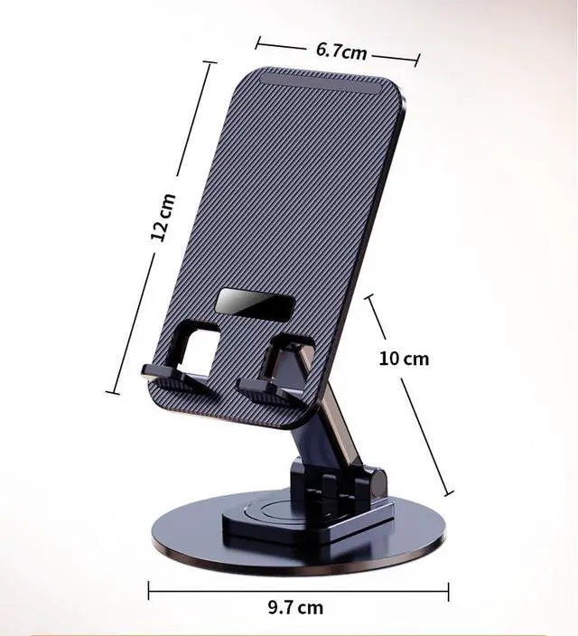 Alt view image 2 of 7 - Adjustable Phone Stand, Black