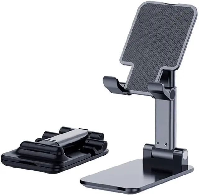 Alt view image 2 of 7 - Adjustable Cell Phone Stand,Phone Stand,Mobile Phone Holder,iPhone Holder for Desk,Cell Phone Holder Portable Cellphone Cradle Desktop Dock Stand for Smart Phones,iPad Tablet and E-Reader