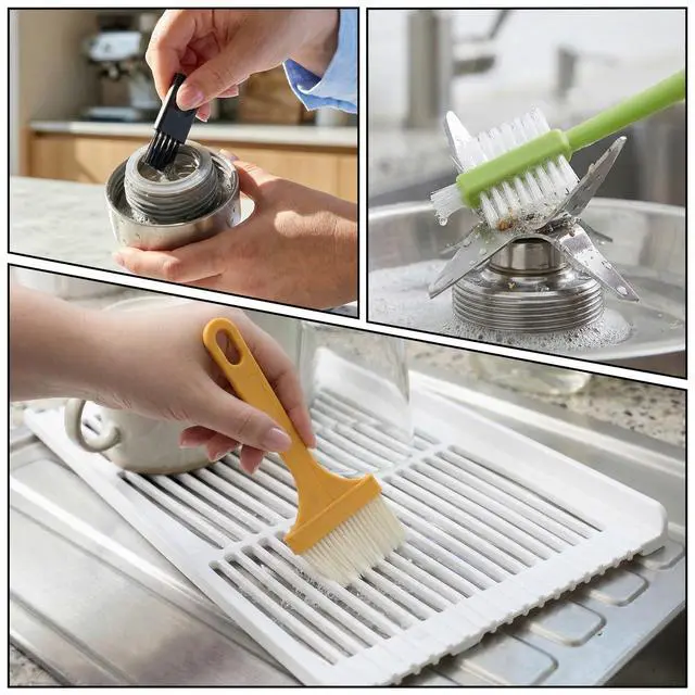 Alt view image 3 of 7 - 24 Pcs Small Cleaning Brush Mini Anti Static Brush Keyboard Brushes Electronic Cleaning Brushes for Computer Keyboard Laptop Motherboard Camera Car Vents Small Space