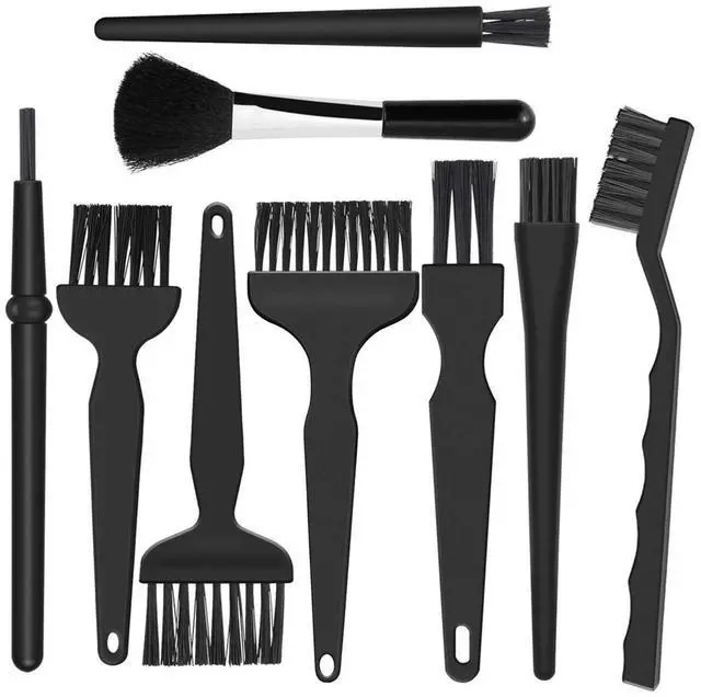 Main image of 9 in 1 Anti Static Brushes Small Cleaning Kit Multi-Purpose Nylon Brush for Keyboard, PC Motherboards, Camera, Phone, Laptop, MacBook, Computer