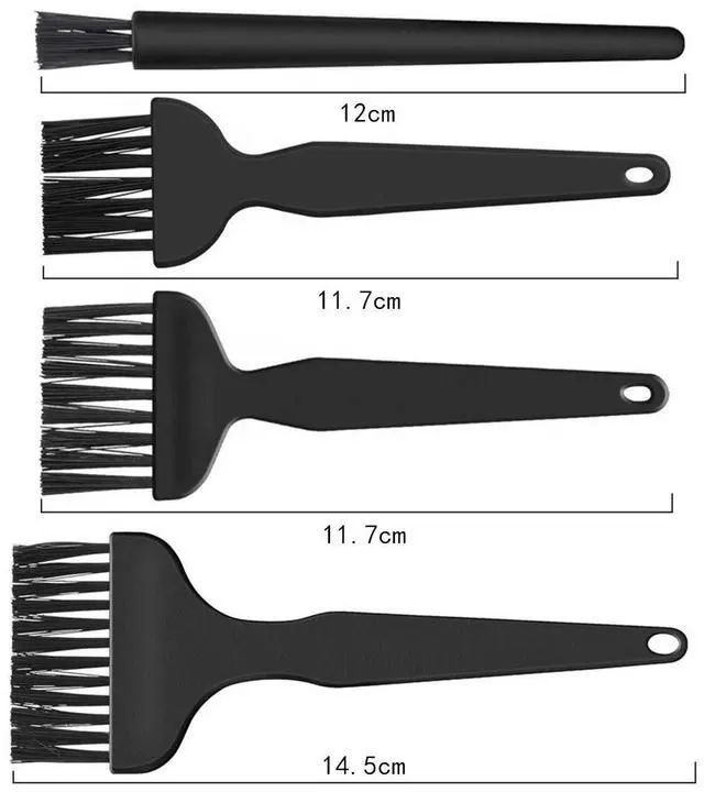 Alt view image 4 of 7 - 9 in 1 Anti Static Brushes Small Cleaning Kit Multi-Purpose Nylon Brush for Keyboard, PC Motherboards, Camera, Phone, Laptop, MacBook, Computer