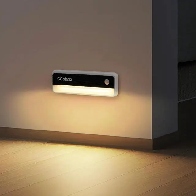 Main image of Motion Sensor Night Lights, 1800mAh Rechargeable Motion Activated Night Light, 3000K Battery Operated LED Sensor Light Indoor for Stair, Bedroom, Stairway, Hallway, Kitchen, Cabinet, Closet