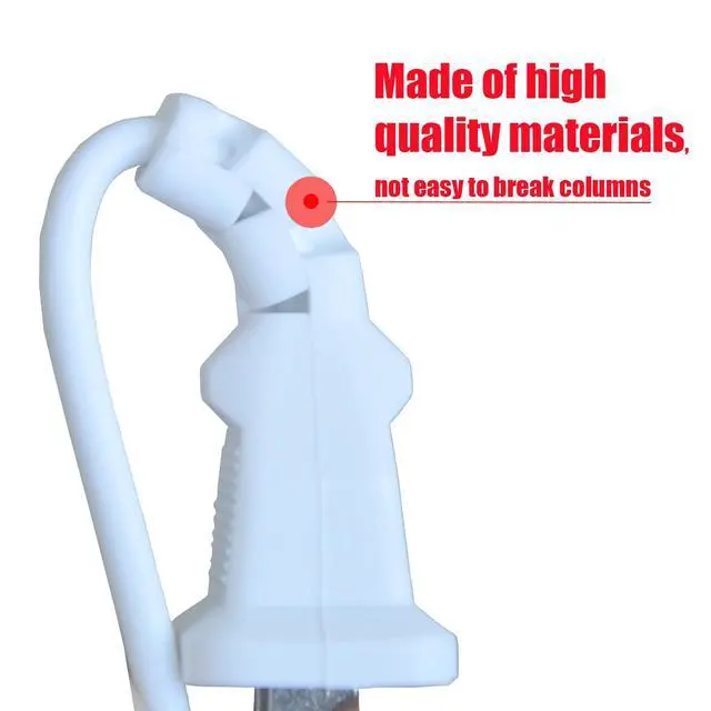Alt view image 2 of 5 - Clear Extension Cord Thin 6 Feet for Lamp,Camera,LED Light,Chrismas Light,2 Prong Single Plug,5A 125V 625W