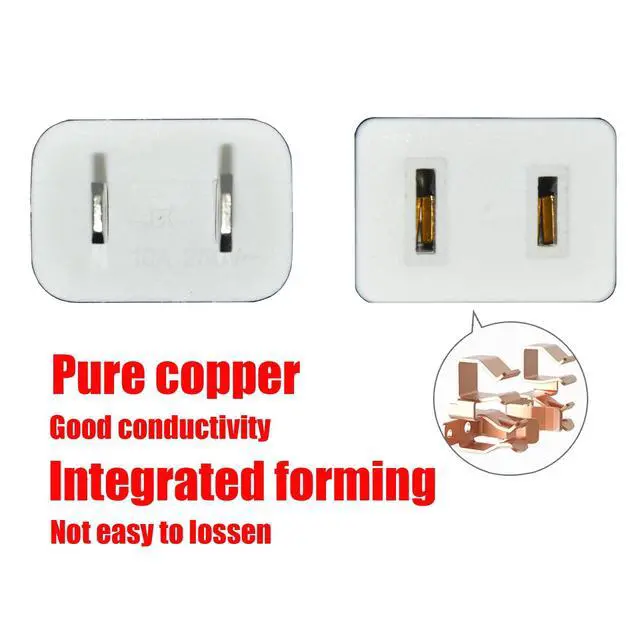 Alt view image 5 of 5 - Clear Extension Cord Thin 6 Feet for Lamp,Camera,LED Light,Chrismas Light,2 Prong Single Plug,5A 125V 625W