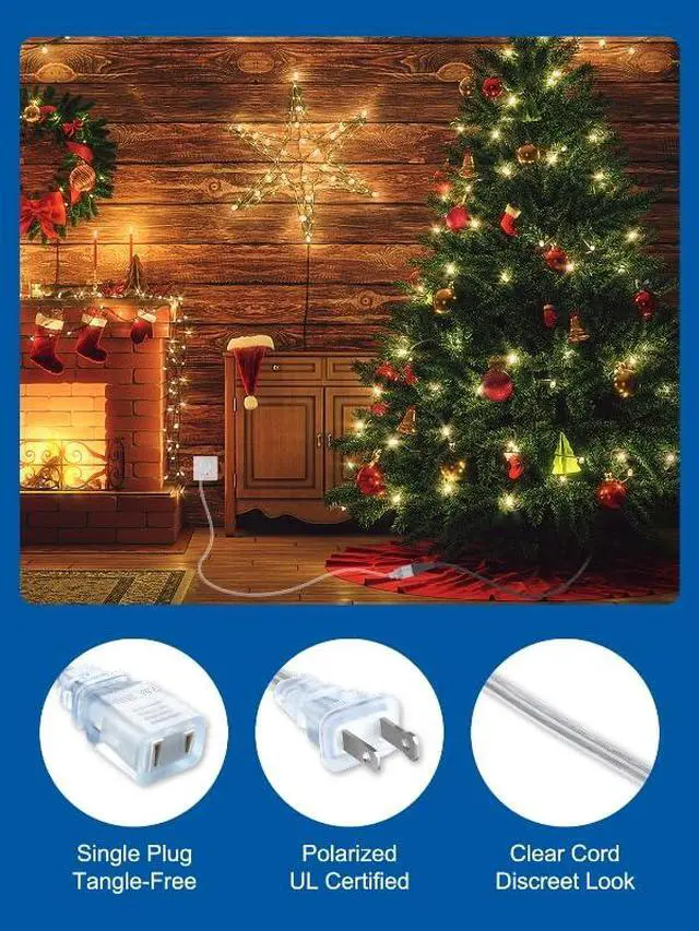 Alt view image 2 of 7 - Short Clear Extension Cord 3FT, 1 Pack Single Skinny Extension Cord Indoor Thin, UL Polarized 2 Prong, 18 AWG 250V 7.5A, Discreet Lightweight Small Power Cable 3 Foot for Lamp