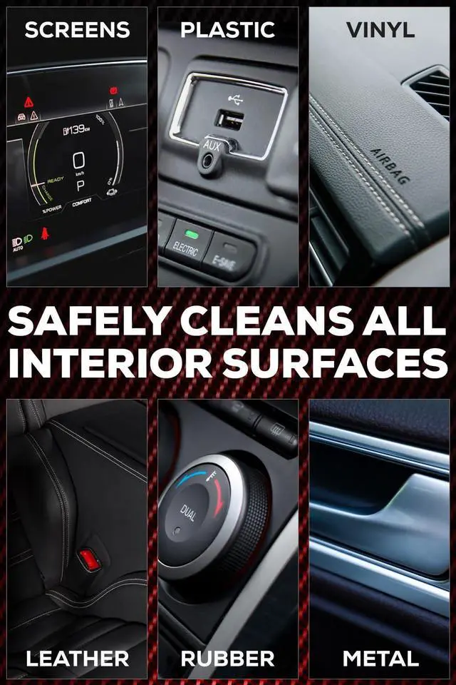 Alt view image 2 of 7 - Car Interior Cleaner & Protectant - Interior Detailer Spray with UV Defense, Streak-Free Car Cleaning Spray for Dashboard, Leather, Vinyl, Plastic & Rubber - Trucks, SUVs & RVs - 8 fl oz