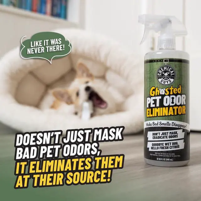 Alt view image 2 of 6 - Ghosted Pet Odor Eliminator 16 Oz Pet Smell Neutralizer for Car Interior, Carpet, Upholstery, Fabric Seats, Home, Furniture, Citrus Scent Spray Cleaner