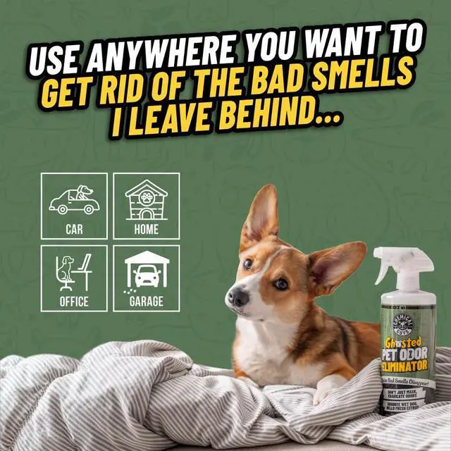 Alt view image 5 of 6 - Ghosted Pet Odor Eliminator 16 Oz Pet Smell Neutralizer for Car Interior, Carpet, Upholstery, Fabric Seats, Home, Furniture, Citrus Scent Spray Cleaner