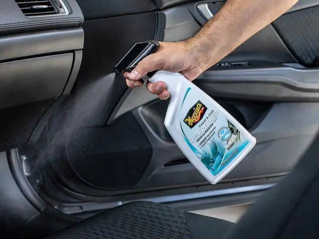 Alt view image 4 of 4 - Carpet and Cloth Re-Fresher Odor Eliminator Spray, Car Air Freshener, Fights Odors and Freshens Fabrics in your Car, Easy to Use Trigger Spray, 24 Oz