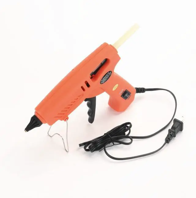Alt view image 4 of 7 - 60/100W Full Size Hot Glue Gun with 20-Piece Glue SticksDual Power Large Glue Gun High Temp Melt Glue Gun Kit Suitable for DIY Arts Craft Projects, Home Quick Repairs, Gray