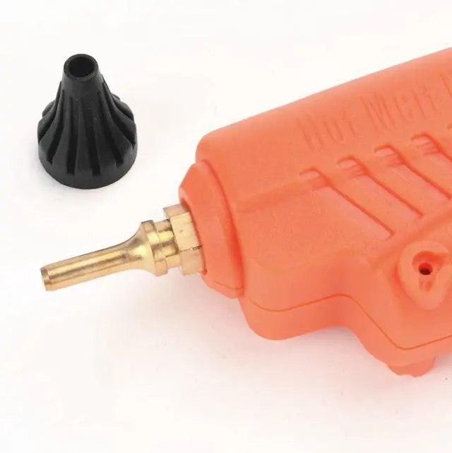 Alt view image 6 of 7 - 60/100W Full Size Hot Glue Gun with 20-Piece Glue SticksDual Power Large Glue Gun High Temp Melt Glue Gun Kit Suitable for DIY Arts Craft Projects, Home Quick Repairs, Gray