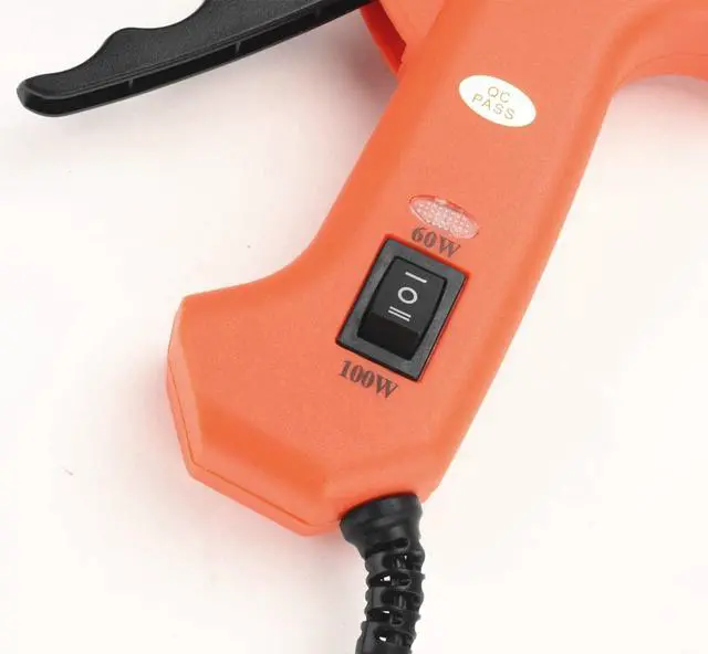 Alt view image 7 of 7 - 60/100W Full Size Hot Glue Gun with 20-Piece Glue SticksDual Power Large Glue Gun High Temp Melt Glue Gun Kit Suitable for DIY Arts Craft Projects, Home Quick Repairs, Gray
