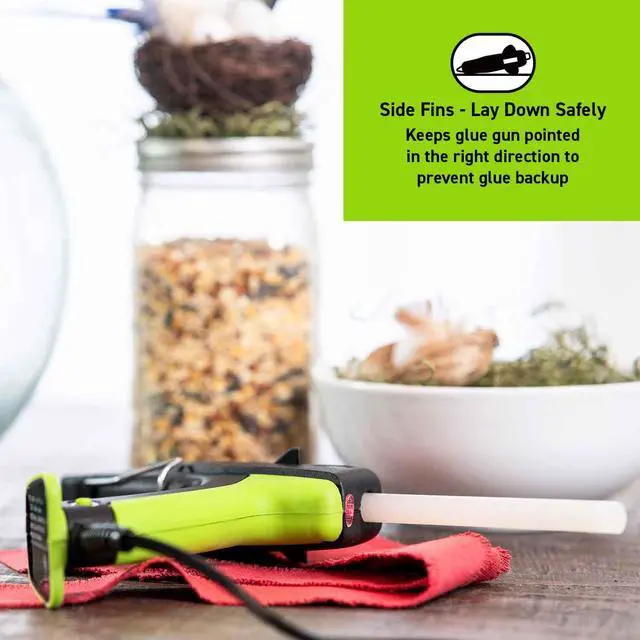Alt view image 4 of 5 - Auto Shut Off Hot Glue Gun, Dual Temperature, Full Size, 1.5X Power of Full Size Glue Guns, Easy-Adjust Temp for Multiple Projects (Ultra Series DT-360F)