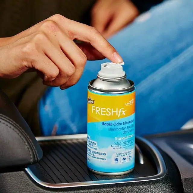 Alt view image 2 of 4 - Fresh FX Car Odor Eliminator Spray, Car Air Freshener Spray, Tranquil Skies Scent, 1.5 Oz