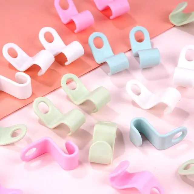 Alt view image 3 of 7 - Clothes Hanger Connector Hooks Plastic Cascading Hanger Saving Organizer Hanger Hooks for Heavy Duty Clothes Closet(20 Pieces)