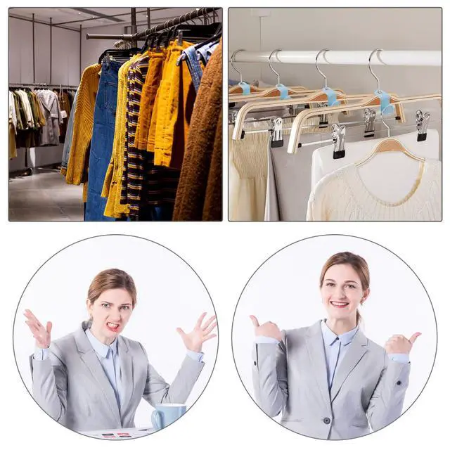 Alt view image 6 of 7 - Clothes Hanger Connector Hooks Plastic Cascading Hanger Saving Organizer Hanger Hooks for Heavy Duty Clothes Closet(20 Pieces)