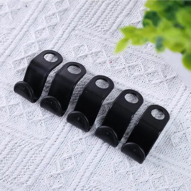Alt view image 6 of 6 - Hanger Extender Hooks, 50PCS Clothes Hanger Connector Hooks Closet Space Savers for Hanging Clothes, Black