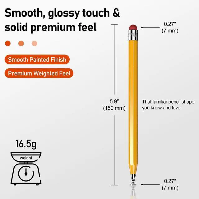 Alt view image 3 of 7 - Stylus(5 PCS),Stylus Pen for Touchscreen,Switch,iPad.Universal Stylus