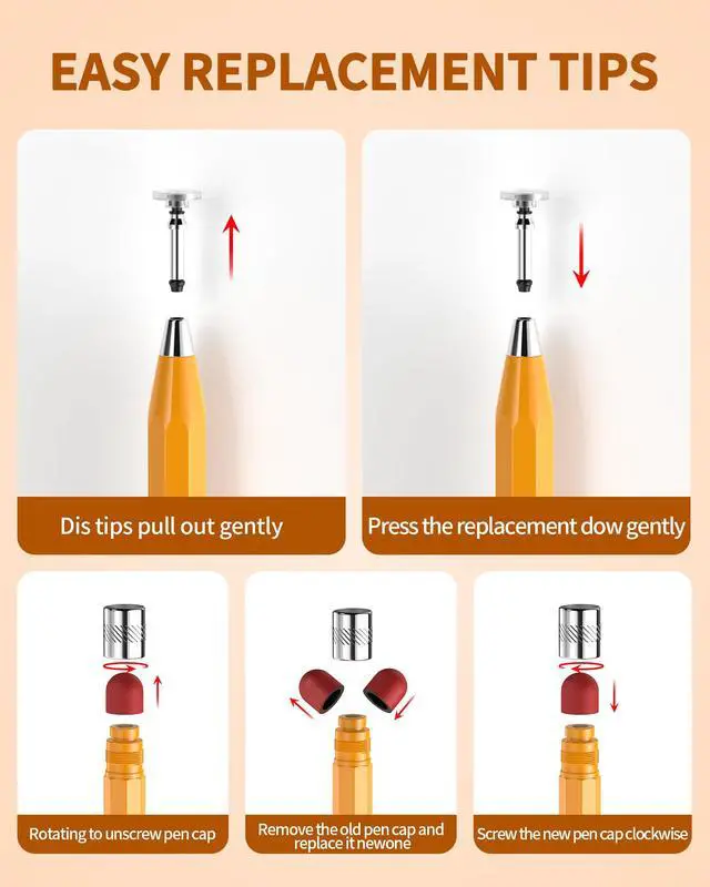 Alt view image 5 of 7 - Stylus(5 PCS),Stylus Pen for Touchscreen,Switch,iPad.Universal Stylus