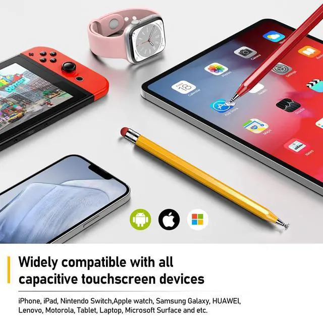 Alt view image 4 of 7 - Stylus(5 PCS),Stylus Pen for Touchscreen,Switch,iPad.Universal Stylus