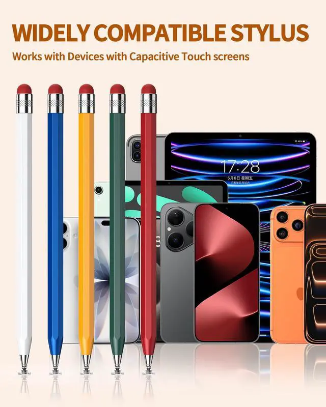 Alt view image 6 of 7 - Stylus(5 PCS),Stylus Pen for Touchscreen,Switch,iPad.Universal Stylus