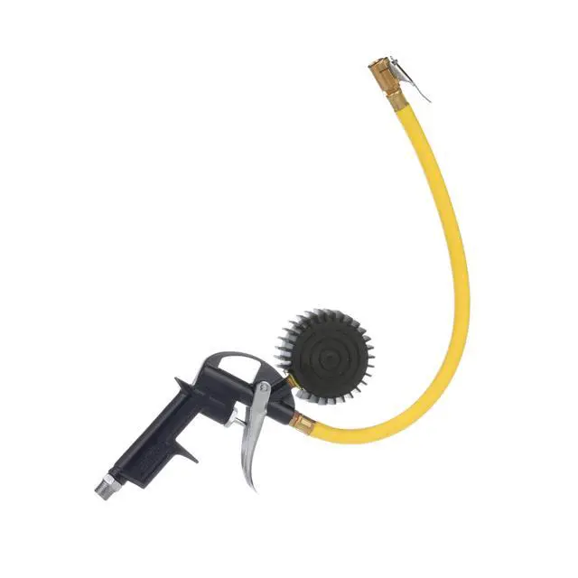 Alt view image 2 of 4 - Tire Inflator, 3-in-1 Inflation Gun, with Gun, Locking Chuck and 2-inch Gauge, ¼ NPT and Flexible Hose ( MP600000AV), 3-in-1 Tire Inflator w/Gauge