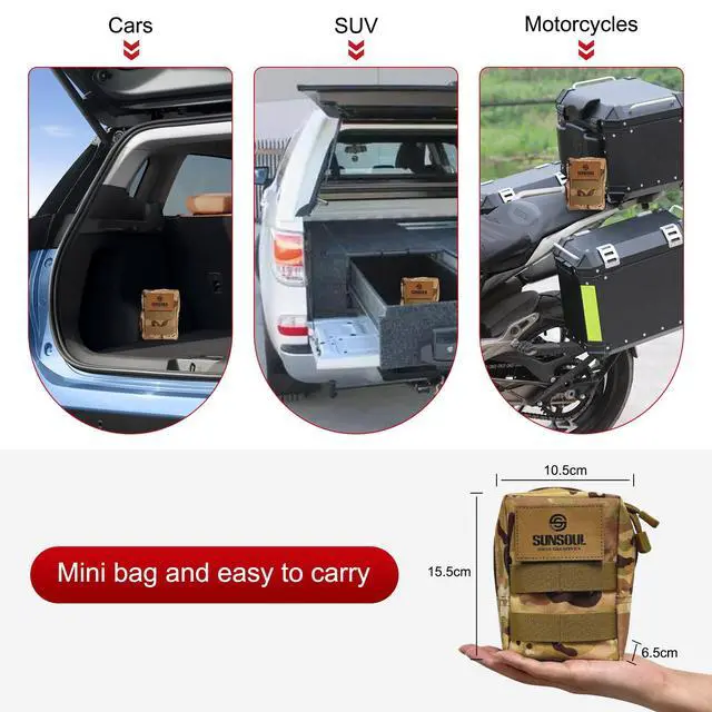 Alt view image 7 of 7 - Tire Repair Kit - 40PCS Heavy Duty Tire Plug Kit with Storage Bag, Universal Zinc Alloy Puncture Repair Tools for Car, Motorcycle, Truck, ARB, ATV, UTV, Tractor, RV, SUV, Trailer