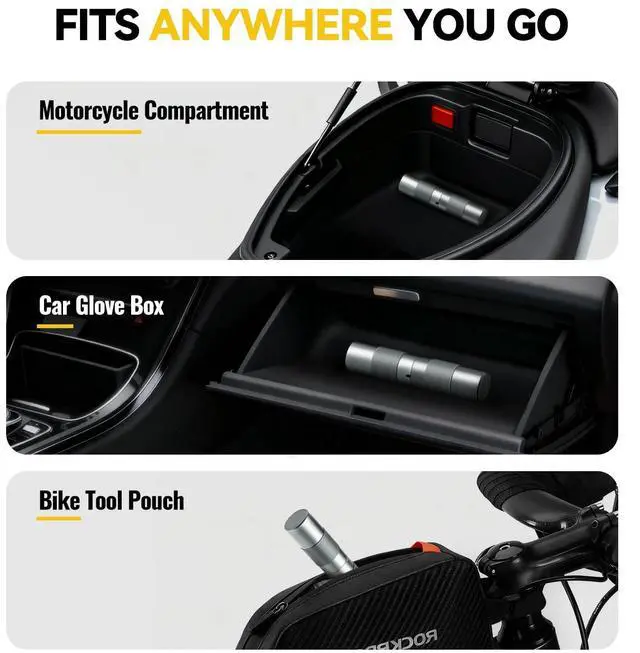 Alt view image 5 of 7 - Compact Tire Repair Kit with Plugs Fix Punctures & Plug Flats with Ease - Capsule Style Flat Tire Puncture Repair Kit for Motorcycle, Car, ATV, UTV, Mountain Bike, Etc