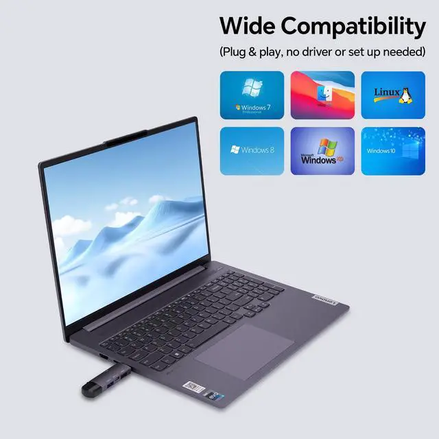 Alt view image 6 of 7 - USB Hub for Laptop, Aluminum 4 Ports USB Hub 3.0 USB Splitter Ultra-Slim Data Hub, USB Extender USB Multiport Adapter USB C Hub for Laptop,PC,Mac,Printer,Flash Drive,Mobile HDD,Phone and More