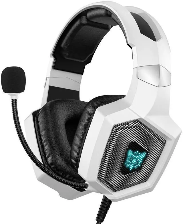 Main image of Gaming Headset with Microphone, Gaming Headphones Compatible for PS4 PS5 Xbox PC with RGB Lights, PlayStation Headset with Noise Reduction 7.1 Surround Sound Over-Ear and Wired 3.5mm Jack