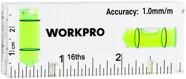 Main image of Small Level, 3 Inch Mini Level Tool, Magnetic Level with 2 Different Bubbles 90°/180°, Shatterproof Cross Check Bubble Level, Pocket Level for Picture Hanging Tool