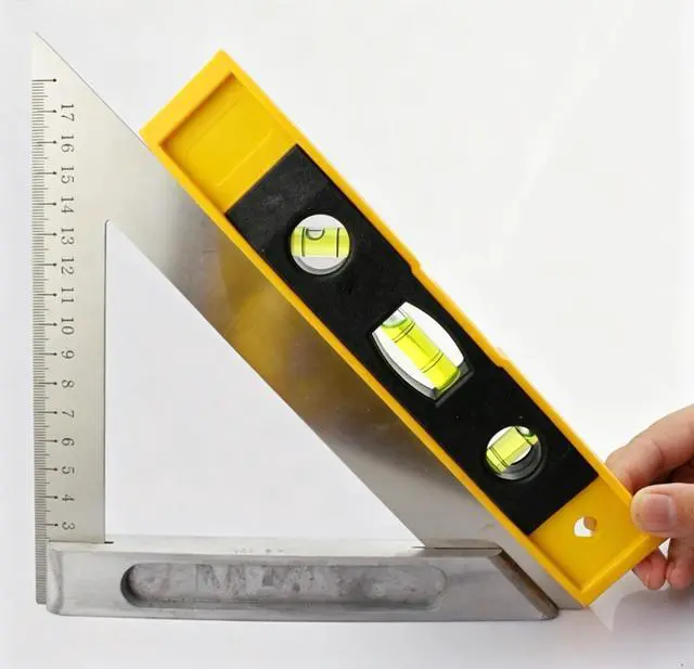Alt view image 3 of 6 - 9 Inch Torpedo Level, Magnetic Box Level with 45°/90°/180°Bubbles, Shock Resistant Tool for Measuring-1 Pack (Yellow)