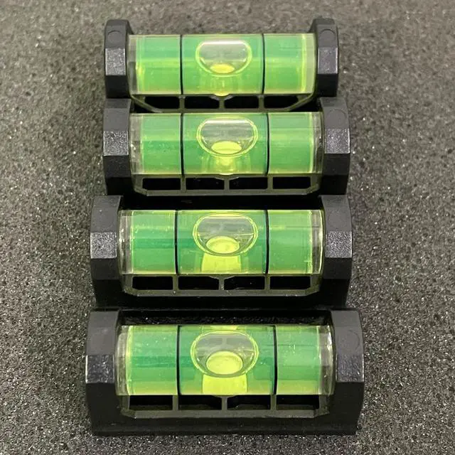 Alt view image 2 of 6 - 2Pcs Magnetic Bubble Level Measuring Layout Tools Levels with Magnetic Base Bubble Spirit Level