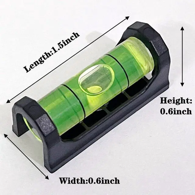 Alt view image 3 of 6 - 2Pcs Magnetic Bubble Level Measuring Layout Tools Levels with Magnetic Base Bubble Spirit Level