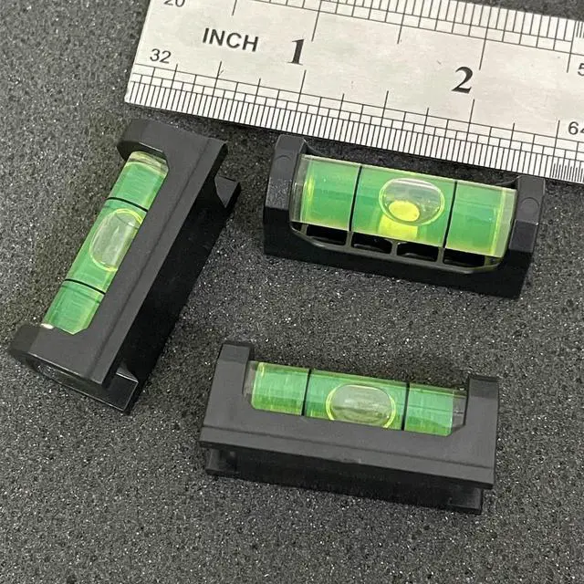 Alt view image 4 of 6 - 2Pcs Magnetic Bubble Level Measuring Layout Tools Levels with Magnetic Base Bubble Spirit Level