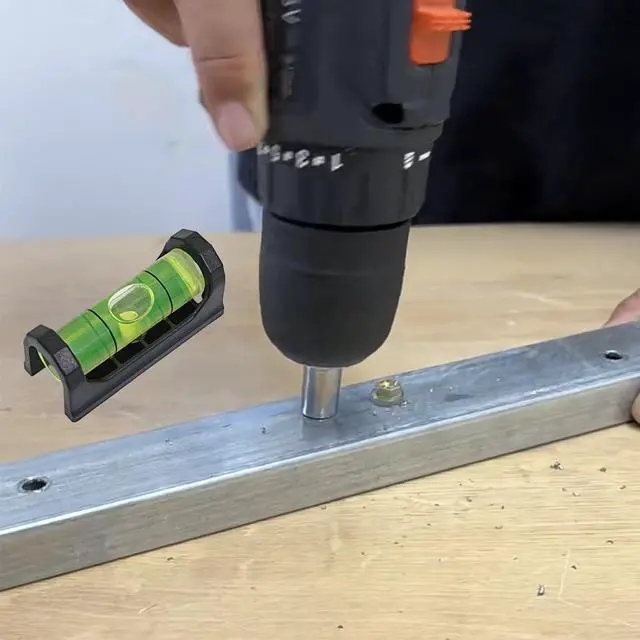 Alt view image 5 of 6 - 2Pcs Magnetic Bubble Level Measuring Layout Tools Levels with Magnetic Base Bubble Spirit Level