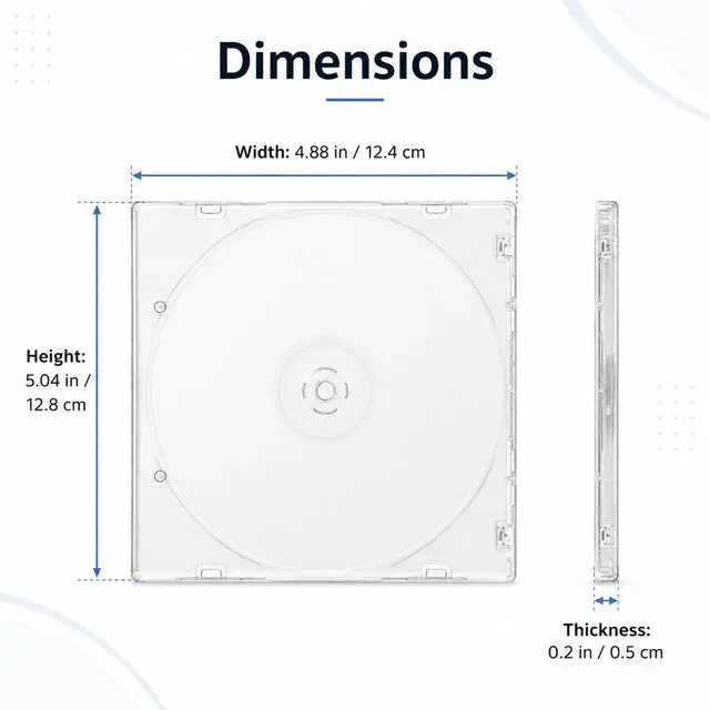 Alt view image 2 of 7 - 5mm Standard Single Clear CD Case 10 Pcs CD Jewel Cases