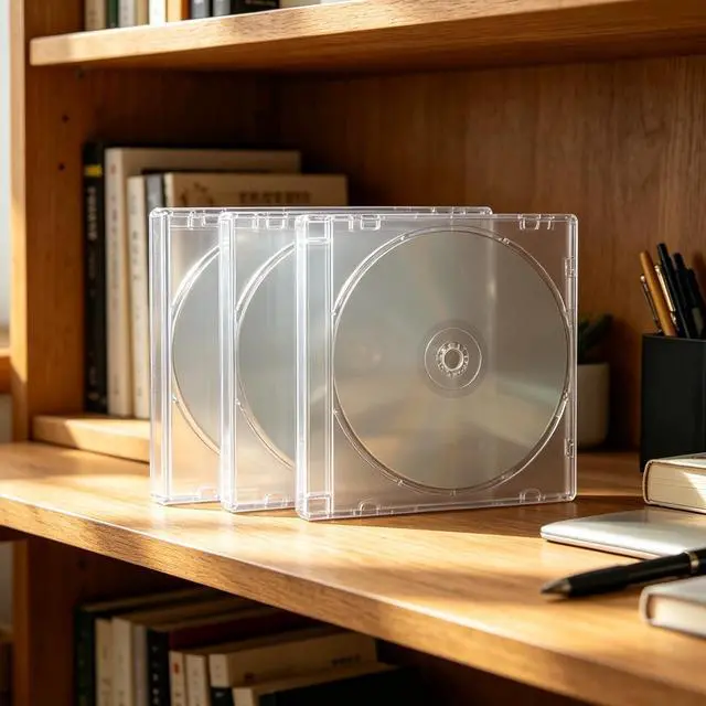 Alt view image 6 of 6 - 4 PCS CD Jewel Case Transparent Plastic CD DVD Protective Cover for Protection Replacement (9 mm Slim)