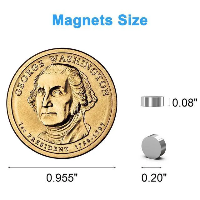 Alt view image 2 of 7 - Magnets for Crafts, 250 Pack 5x2mm Small Round Magnetic Rare Earth Neodymium Refrigerator Magnet for Home Kitchen Office School Crafts 3D Printing Industrial Scientific Purpose, Silver