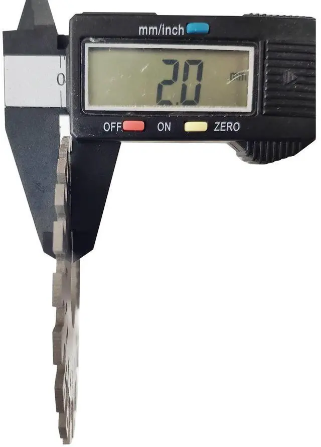 Alt view image 5 of 6 - Round Dual Sided Metal Wire Guage Thickness Gauge, Stainless Steel Standard Wire Gauge Measurement Tool
