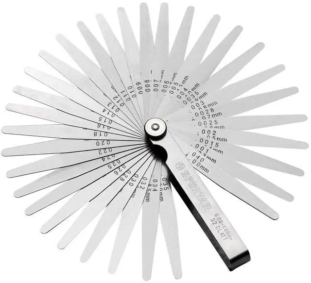 Main image of Feeler Gauges 0.001-0.04" (0.03-1.00mm) 32 Blades