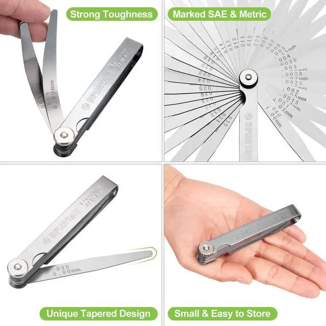Alt view image 3 of 5 - Feeler Gauges 0.001-0.04" (0.03-1.00mm) 32 Blades