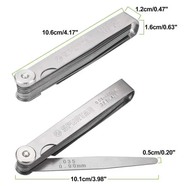Alt view image 4 of 5 - Feeler Gauges 0.001-0.04" (0.03-1.00mm) 32 Blades