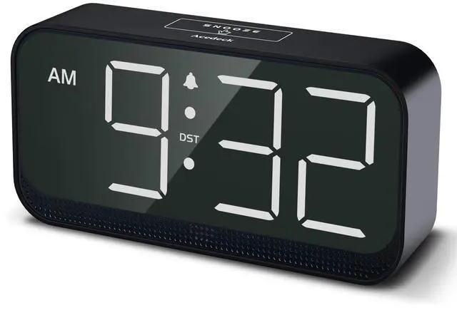 Main image of Battery Operated Small Alarm Clock for Bedroom Travel Besides