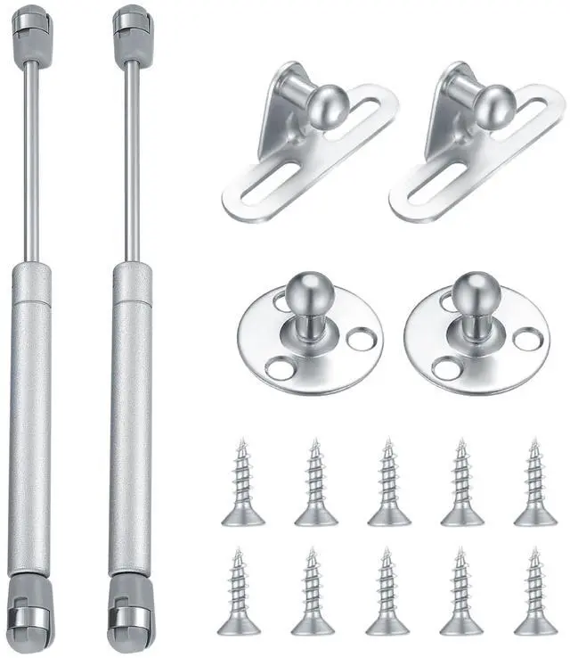 Main image of 2 Pcs Gas Springs,100N/22.5LB Gas Struts Lift Supports,Gas Shocks, Soft Close Hinges,Furniture Cabinet Door Lid Stay,Hydraulic Gas Lift Spring Stay for Cabinet,Storage Box Spring Struts-10.43"