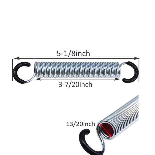 Alt view image 5 of 5 - 5-1/8 inch Overall Length Recliner Chair Springs Replacement | Pack of 2