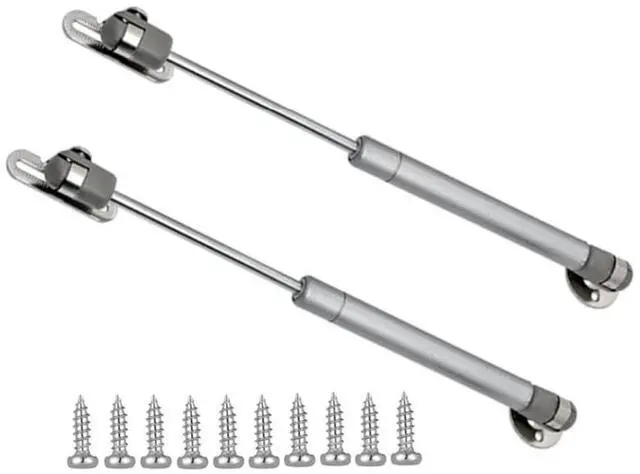 Main image of Gas Struts 10 inch, 20N/4.4lb Gas Springs, Lift Support, Lid Stay, Silver 2Pcs