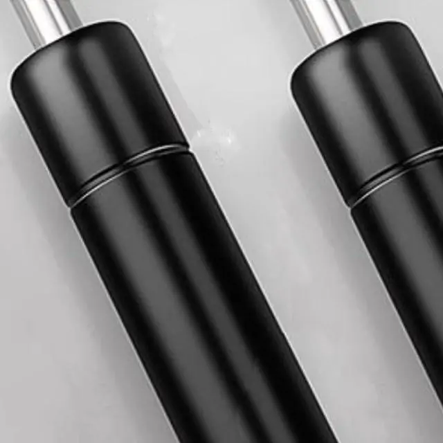 Alt view image 7 of 7 - 2 Pack Extended 10 inch Gas Prop Force 100N/22LB Gas Struts Black Gas Springs/Window Lift and Lid Support/Gas Shocks for RV Bed Platform/Floor Hatch/Outdoor Bench/Cabinet/Tool Box
